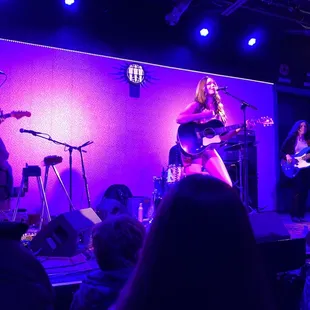 Lola Kirke and her band