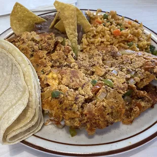 Chorizo Omelette Breakfast