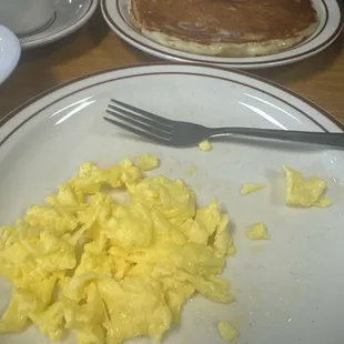 Eggs and pancake