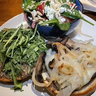 Mushroom & Swiss Veggie Burger