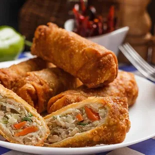 Eggrolls are a hot seller.