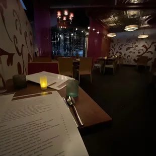 interior, sushi and sashimi