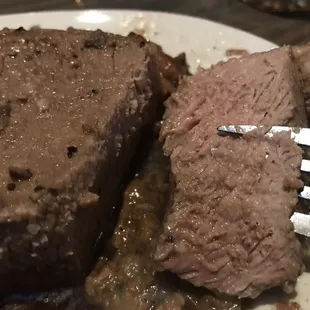 Prime rib, ordered, rare? LOL!