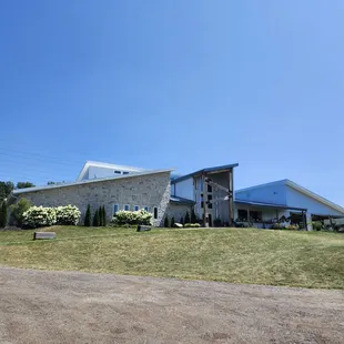 outside