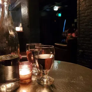 Chilling out waiting for charcuterie