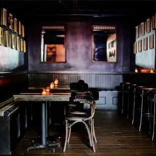 One of the seating areas