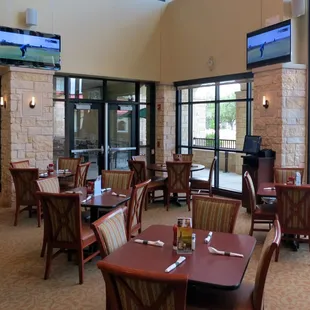 The bright and spacious Bluebonnet Grille at Quail Valley - open to the public!