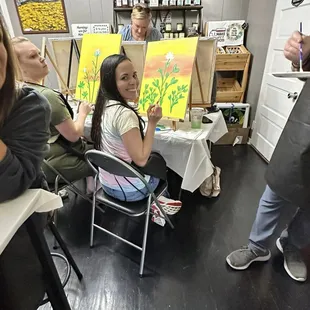 One of our Paint &amp; Sip parties