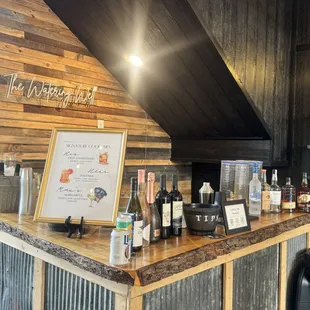 Fun fact! The groom was complimented on how well the bar was!