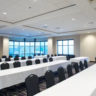 Hartford ballroom set classroom-style. 5th floor.