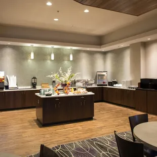 Breakfast Area - Complimentary Breakfast for Hotel Guests. Open to the public at an additional cost.