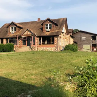 the front of the house
