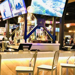 Part of the bar area