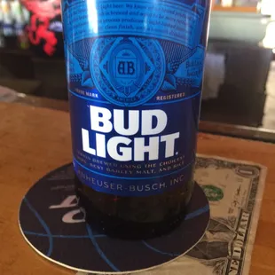 $2 bud light till 8pm everyday