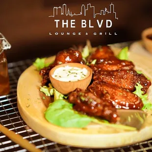 Honey BBQ wings