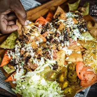 Super loaded nachos