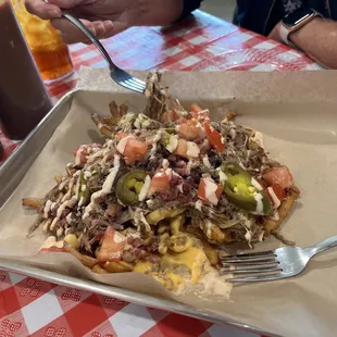 The &quot;Pig Pen&quot; pulled pork appetizer