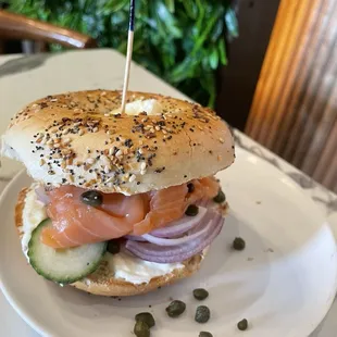 Smoked Salmon Sandwich