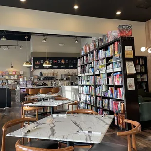 Dinning room with games.