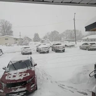 outside