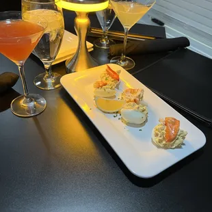 Lobster Deviled Eggs