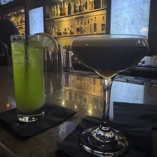 Long Island &amp; espresso martini