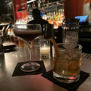 Bespoke Old Fashioned &amp; Espresso Martini... 10/10! Great drinks and even better service.