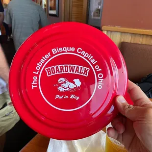 Free frisbee with kids meal