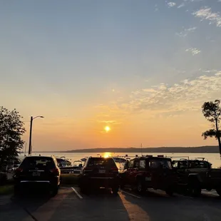 Sunset looking from the patio