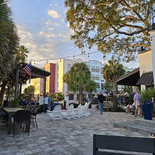 Outside