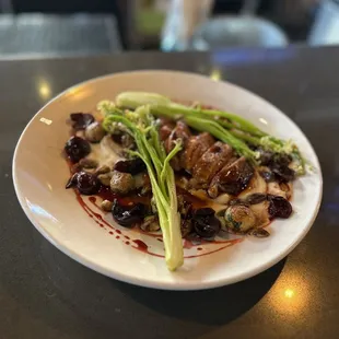 The daily special- Duck which was delicious and beautiful!.