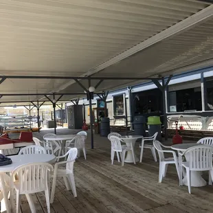 Plenty of outdoor seating