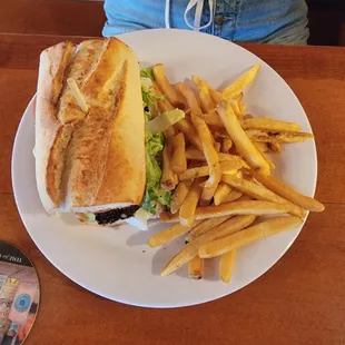 Blackened Walleye Po Boy