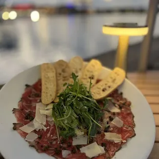 The beef carpaccio! So amazing!