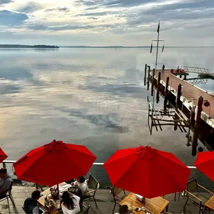 The view from the second floor