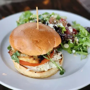 Blackened Halibut Sandwich