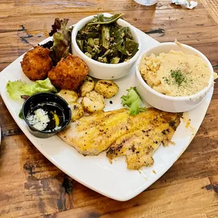 Trigger fish &amp; Scallops