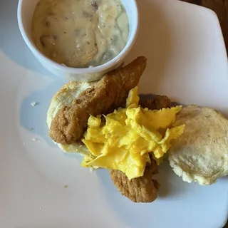 Chicken Biscuits and Gravy