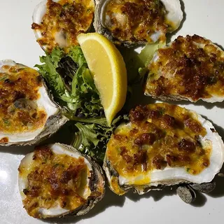Deviled Bacon Oysters Plate