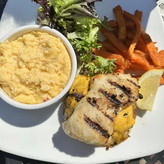 Stuffed Just Caught Grouper Plate