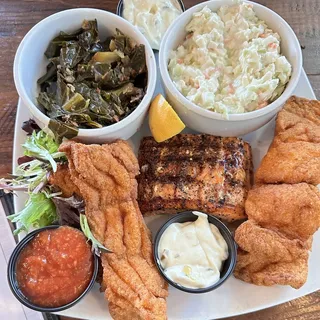 Honey Glazed Salmon Dinner