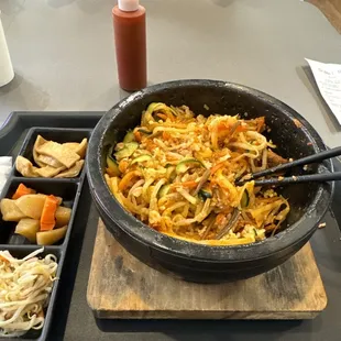 Spicy Pork Hot Stone BibimBob