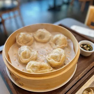 Homemade steamed dumplings!