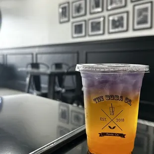 Passion fruit butterfly juice!