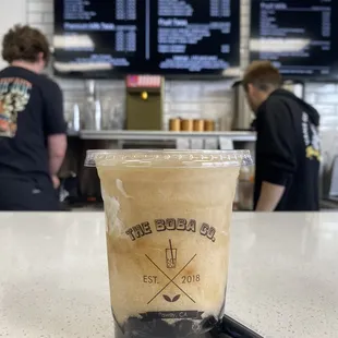Brown Sugar Milk Tea with boba