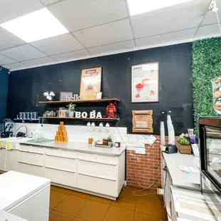 Behind the counter