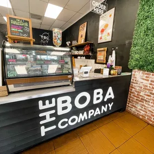 View towards serving counter