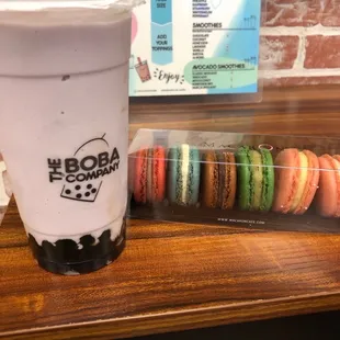Tarocado Smoothie Assorted Macaron - 1/2 Dozen