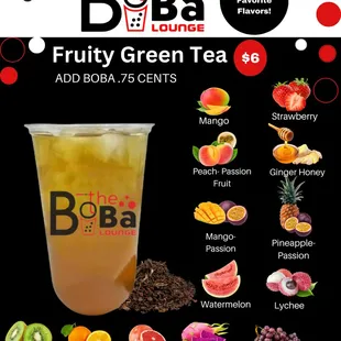 the boba green tea