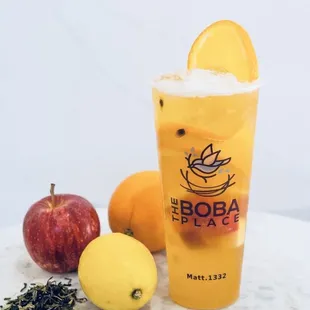 Fresh Fruit Green Tea